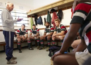 Vestiaire d'une Equipe de rugby en New-Zeland