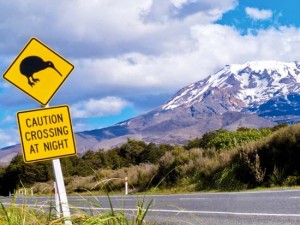 panneau de signalisation de Nouvelle Zélande